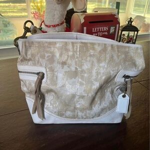 Vintage COACH Y2K Metallic Tie Dye Shoulder Bag